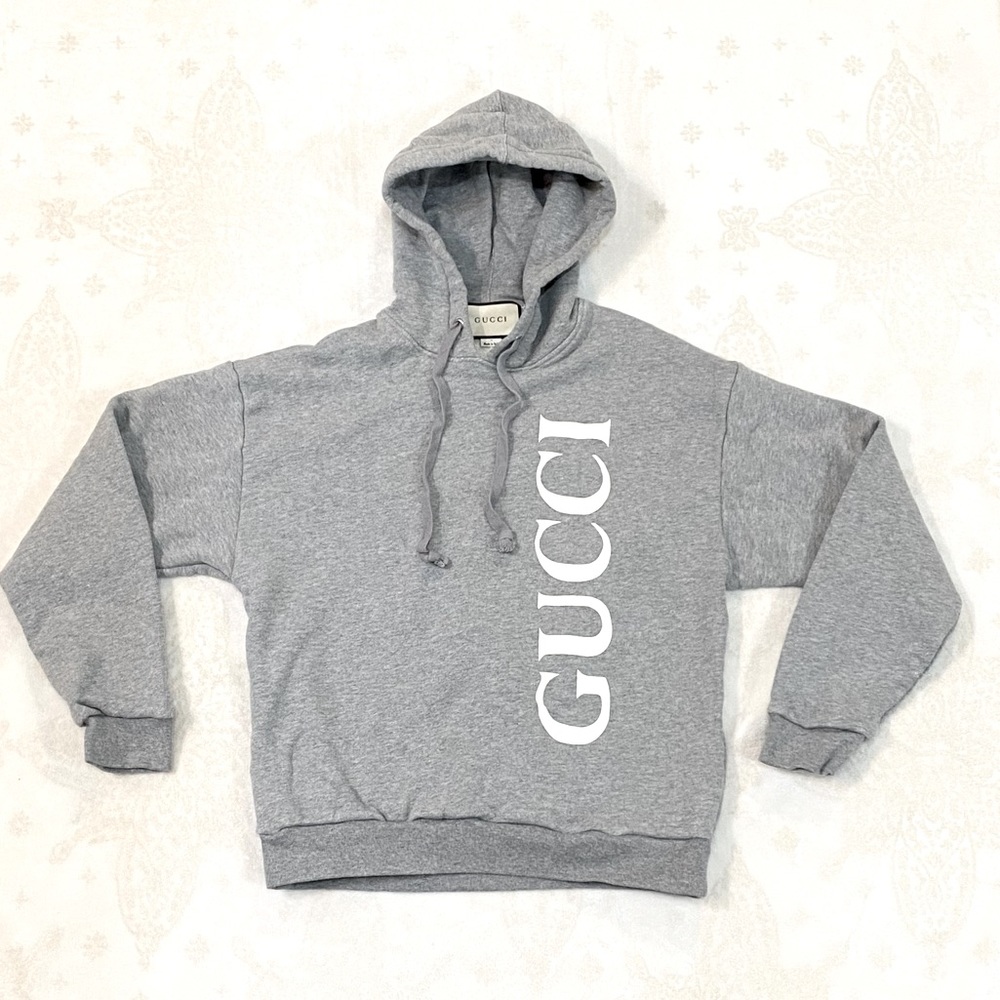 Like New Gucci Logo Hoodie